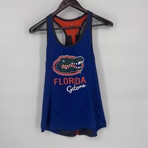Florida Gators Shirt Tank Top Womens Small Blue NCAA Football Colosseum